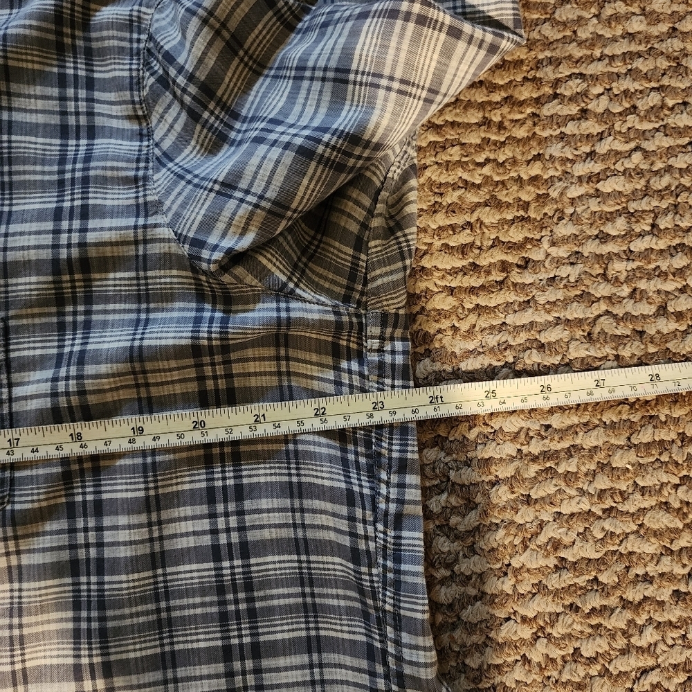 Frank & Eileen Gray Plaid Women's Top - Picture 5 of 10